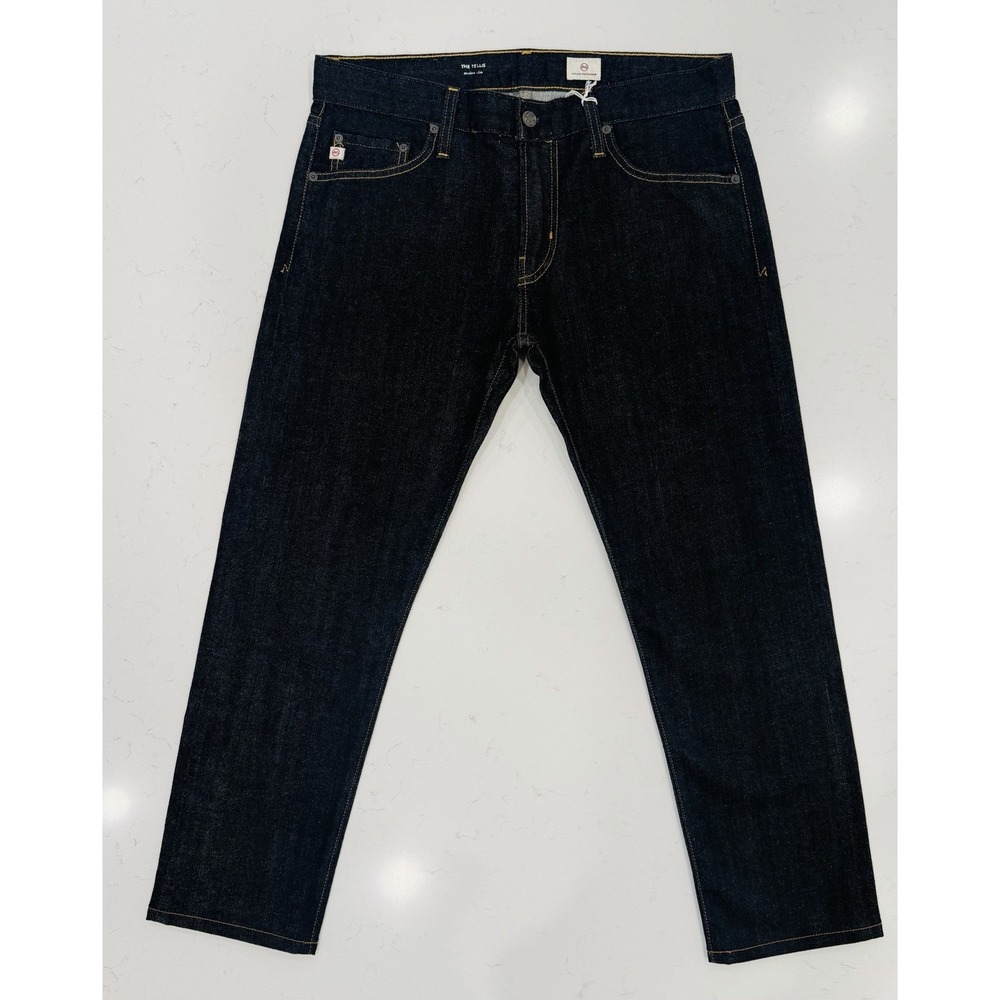 SELVAGE AG Adriano Goldschmied Tellis Mens Slim Satellite Stretch Denim Jeans 33
